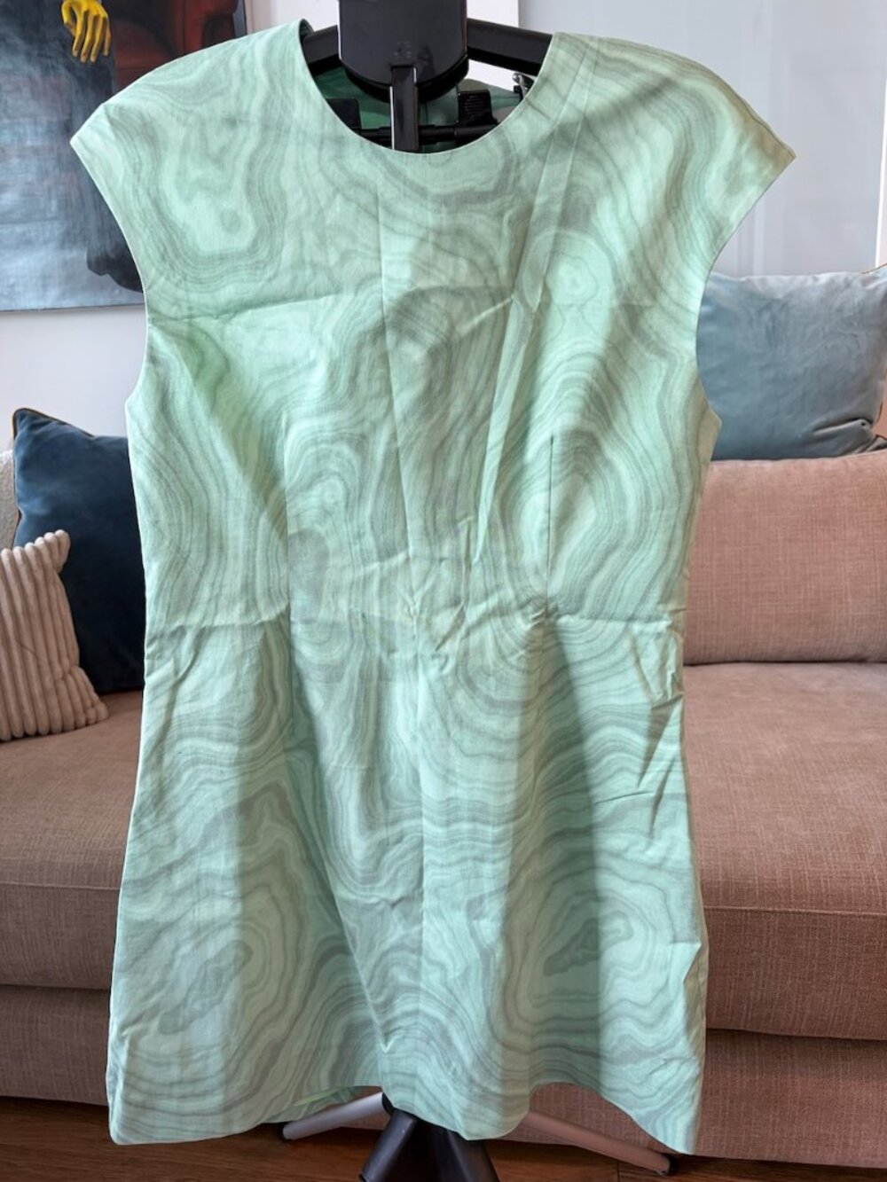 NWT - Holzweiler Print Dress - green mix, Size L